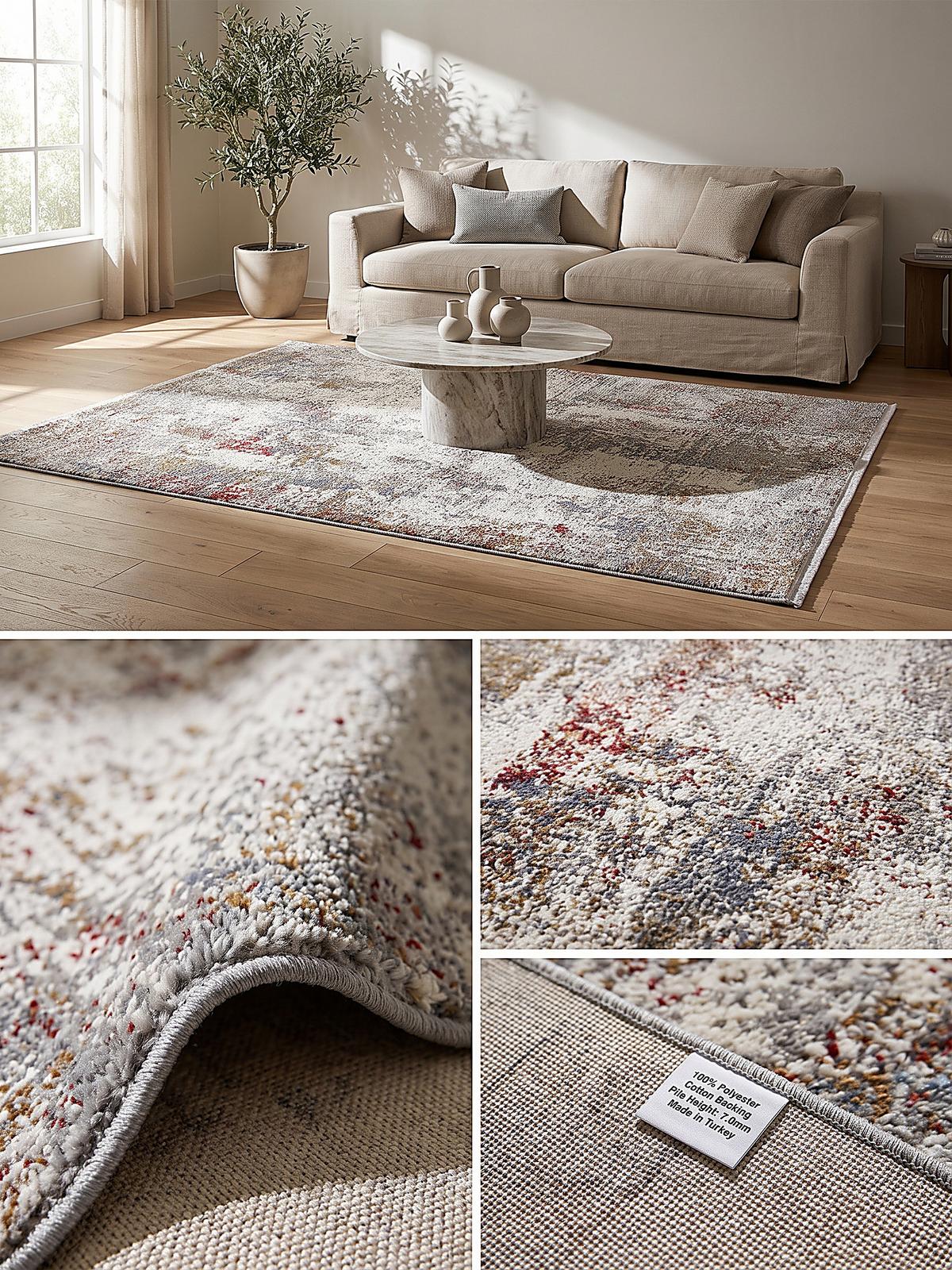 TEPPICHLÄUFER Vintage VARA Polyester Mehrfarbig 80 x 300 cm - Multicolor, Textil (80/300cm) - KADIMA DESIGN