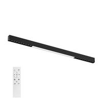 LED-DECKENLEUCHTE Ritter 107/4/6 cm - Schwarz, Metall (106.5/5.2/3.3cm) - ZMH