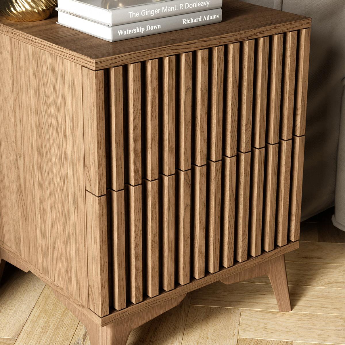NACHTTISCH Esteban Holz - Braun, Holzwerkstoff (40/52/40cm) - Petits-meubles