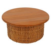 COUCHTISCH rund Braun - Braun, Holz (75/75/36cm) - MCW