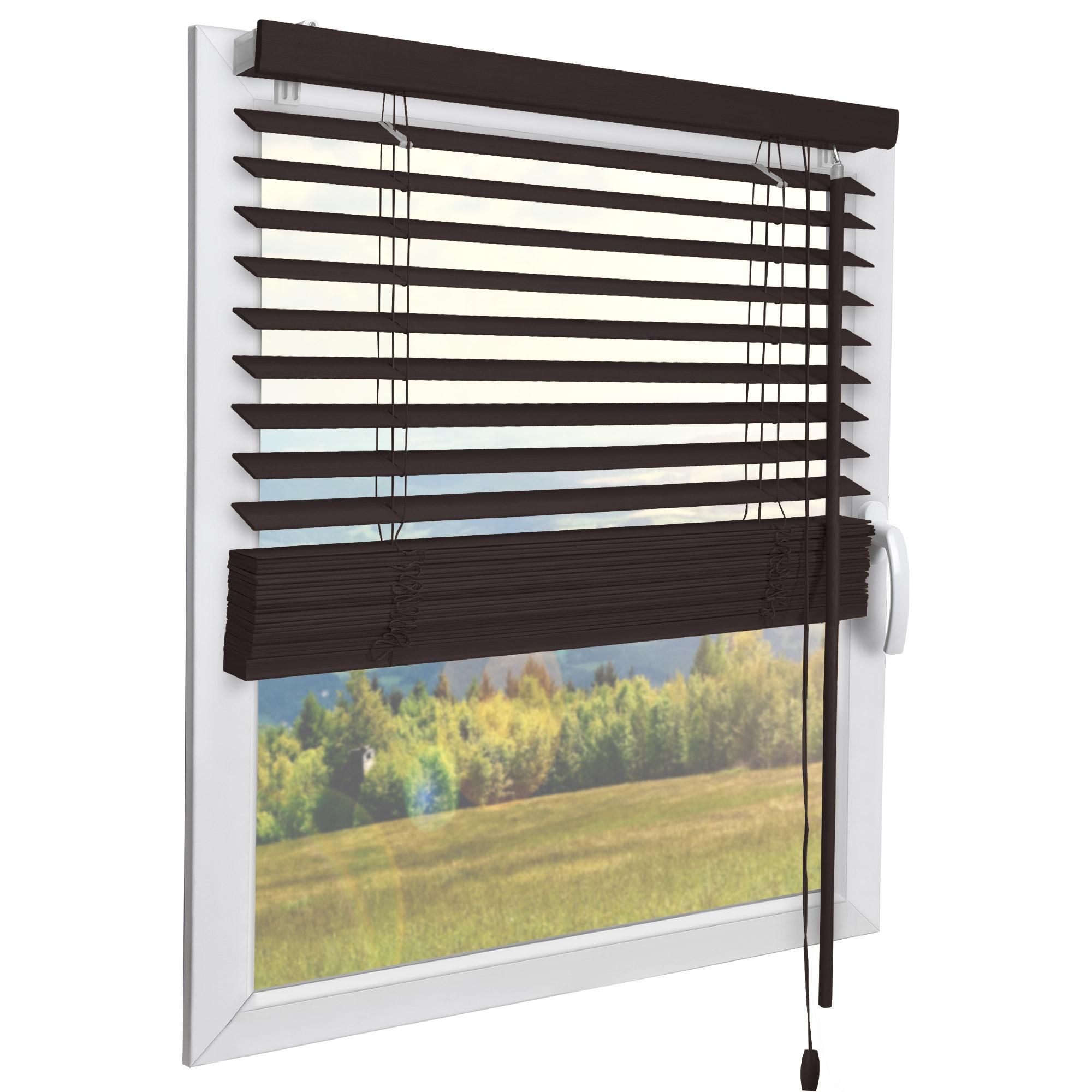 HOLZJALOUSIE SolDecor JH3 120/160 cm Dunkelbraun - Dunkelbraun, Holz (120cm) - Sol Royal
