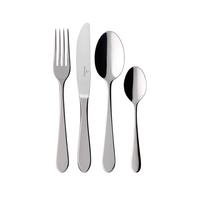 TAFELBESTECK Oscar silber 180-tlg. - Silberfarben, Metall - Villeroy & Boch