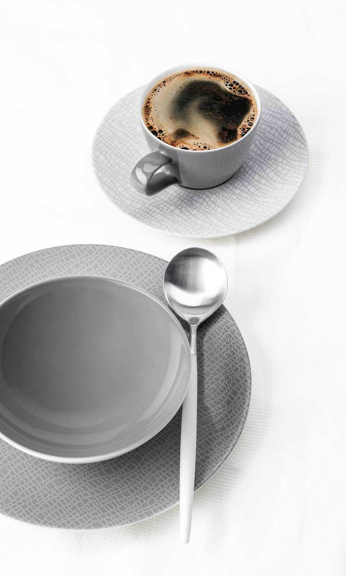 BASIC-SET Life Fashion Elegant Grey 6-tlg. - Grau, Keramik (2/2/2cm) - Seltmann Weiden