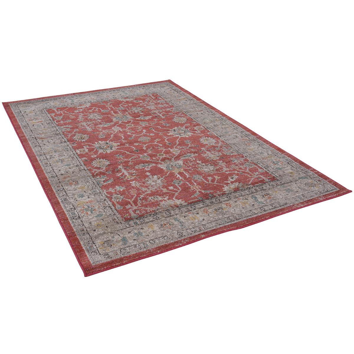 INDOOR OUTDOOR TEPPICH LAGOS VINTAGE - Rot, Textil (140/200cm) - Pergamon