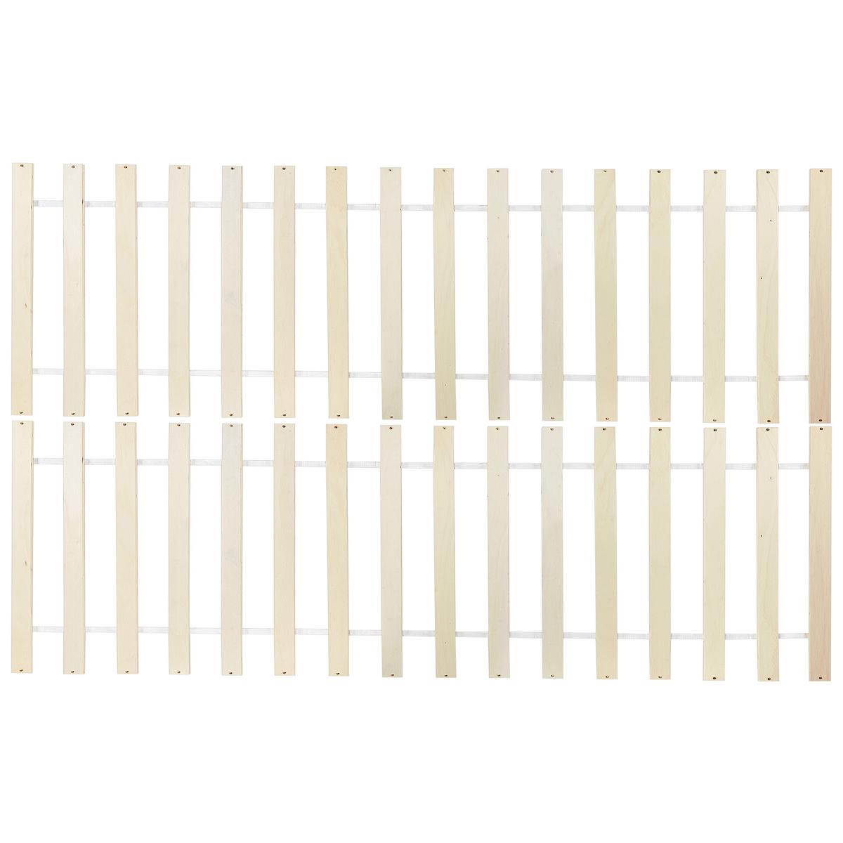 BETT mit Lattenrost 120/200 cm Kiefernholz Braun Olendon - Braun, Holz (120/200cm) - Beliani