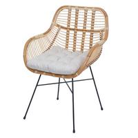 ESSZIMMERSTUHL Braun, Cremeweiß - Creme/Braun, Holz (66/93/58cm) - MCW