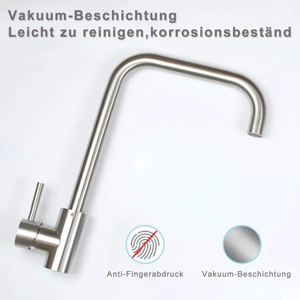 KÜCHENARMATUR SOPHIA 22/6/34 cm - Silberfarben, Metall (6/34/22cm) - Nettlife