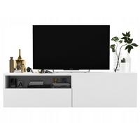 TV-SCHRANK Enjoy Weiß matt Schublade 120 cm - Weiß, Holzwerkstoff (120/30/35cm) - Meble Lindner