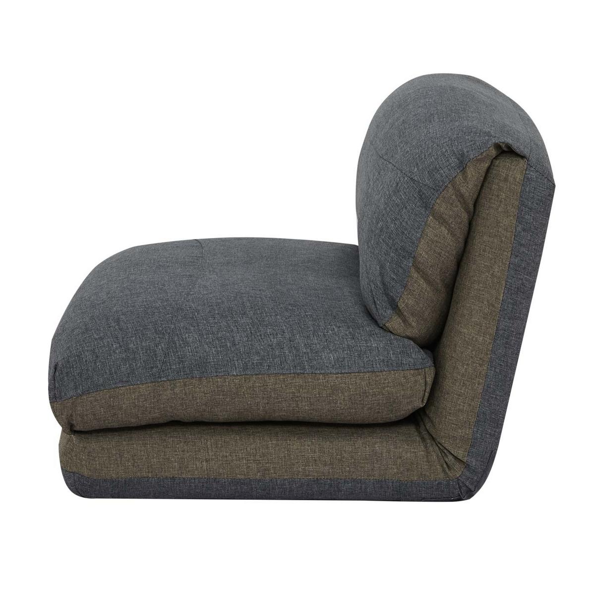 SCHLAFSESSEL Anthrazit, Grün - Anthrazit/Grün, Textil (75/60/75cm) - MCW