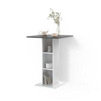 BARTISCH Regusa Anthrazit/Weiß 75 x 75 cm - Anthrazit/Weiß, Holzwerkstoff (75/75/106cm) - Livinity®