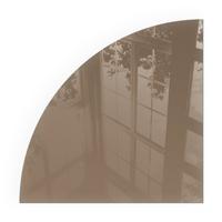 GLASPLATTE für Kamin 100x100 cm - Braun, Glas (100/100/0.4cm) - TULUP