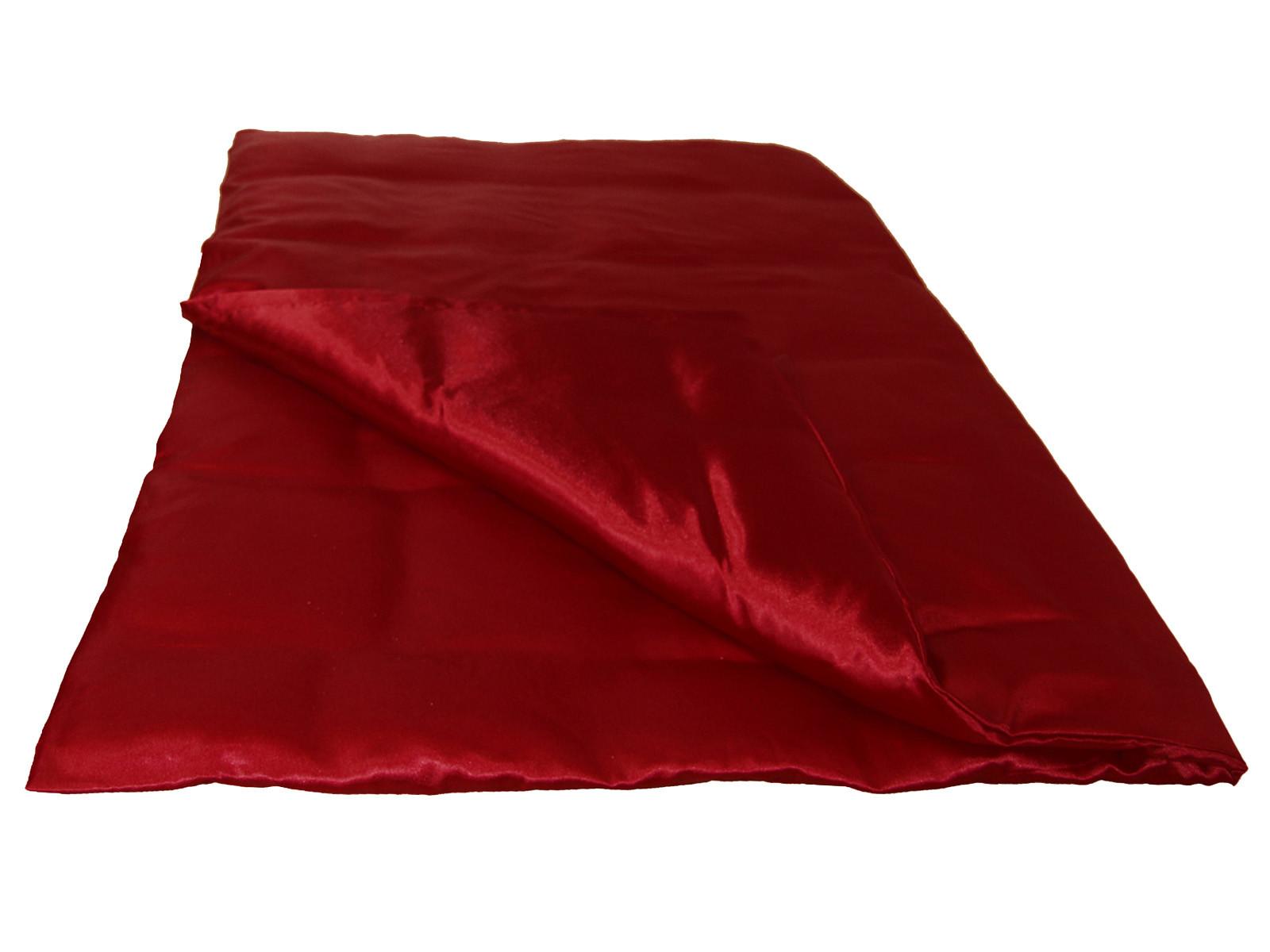 BETTBEZUG Glanz Satin karmin-rot 155/220 cm - Rot, Textil (155/220cm) - beties Heimtextil
