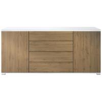 SIDEBOARD Faro Eiche Evoke - Eiche San Remo, Holzwerkstoff (166.5/75.5/35cm) - Vladon