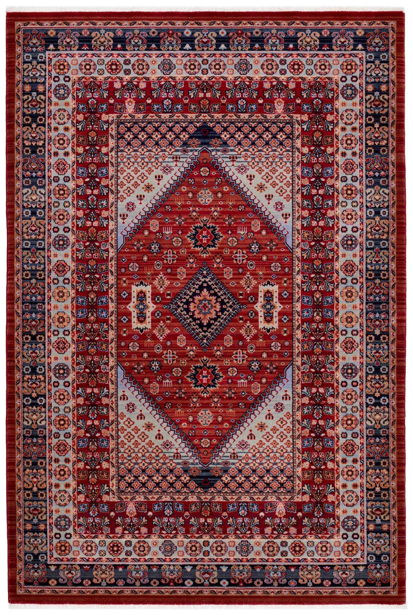 ORIENTTEPPICH Saharna 120x145 cm - Rot, Textil (120/145cm) - THEKO