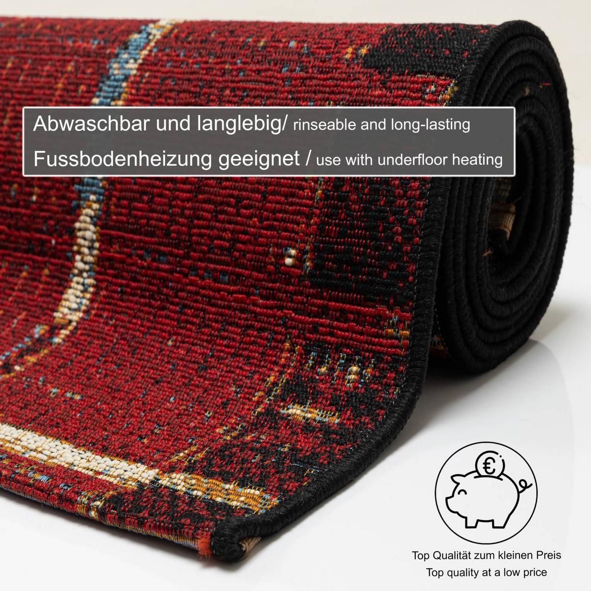 OUTDOORTEPPICH Aurora 300x400 cm - Rot, Textil (300/400cm) - Gino Falcone
