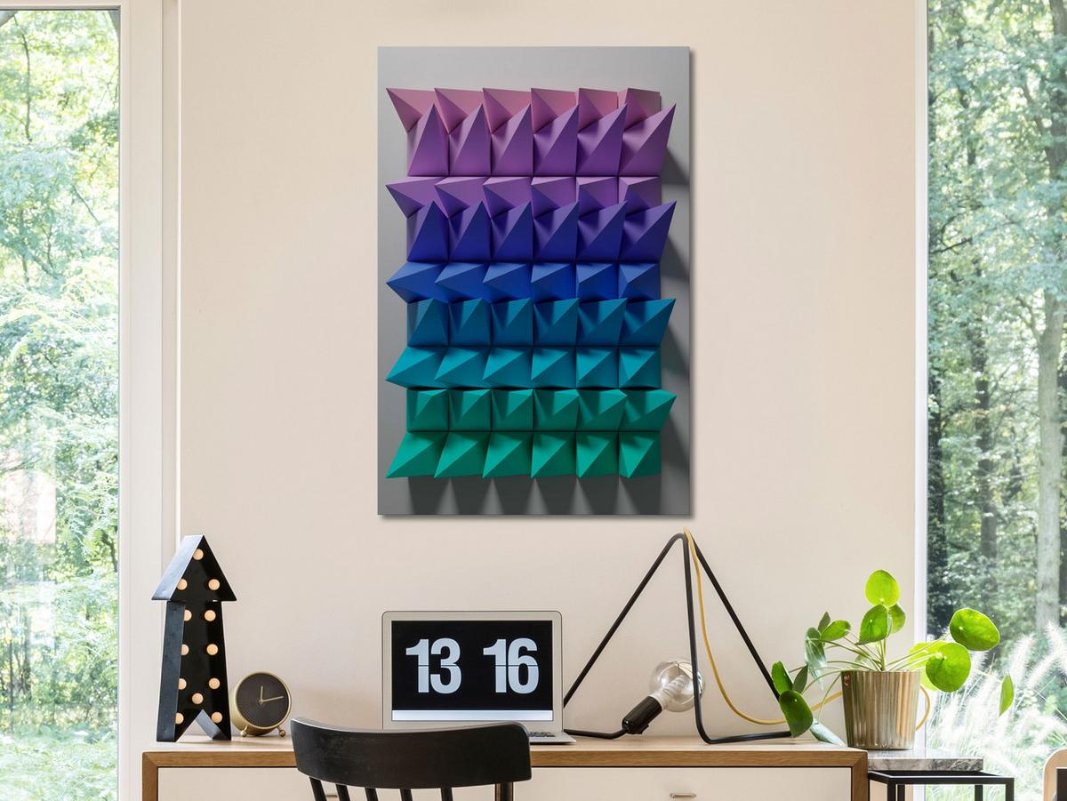 KUNSTDRUCK Bunt 80/120 cm - Multicolor, Textil (80/120cm) - KUNSTLOFT