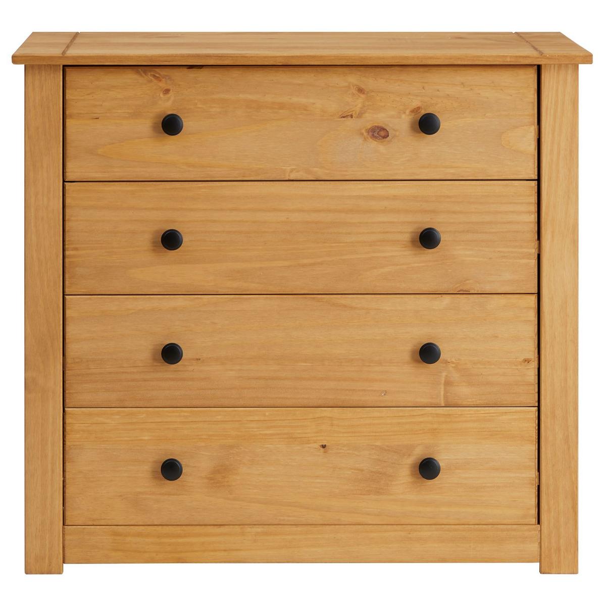 KOMMODE CANCUN gebeizt/gewachst - Kieferfarben, Holz (80/73/40cm) - CARO-Möbel