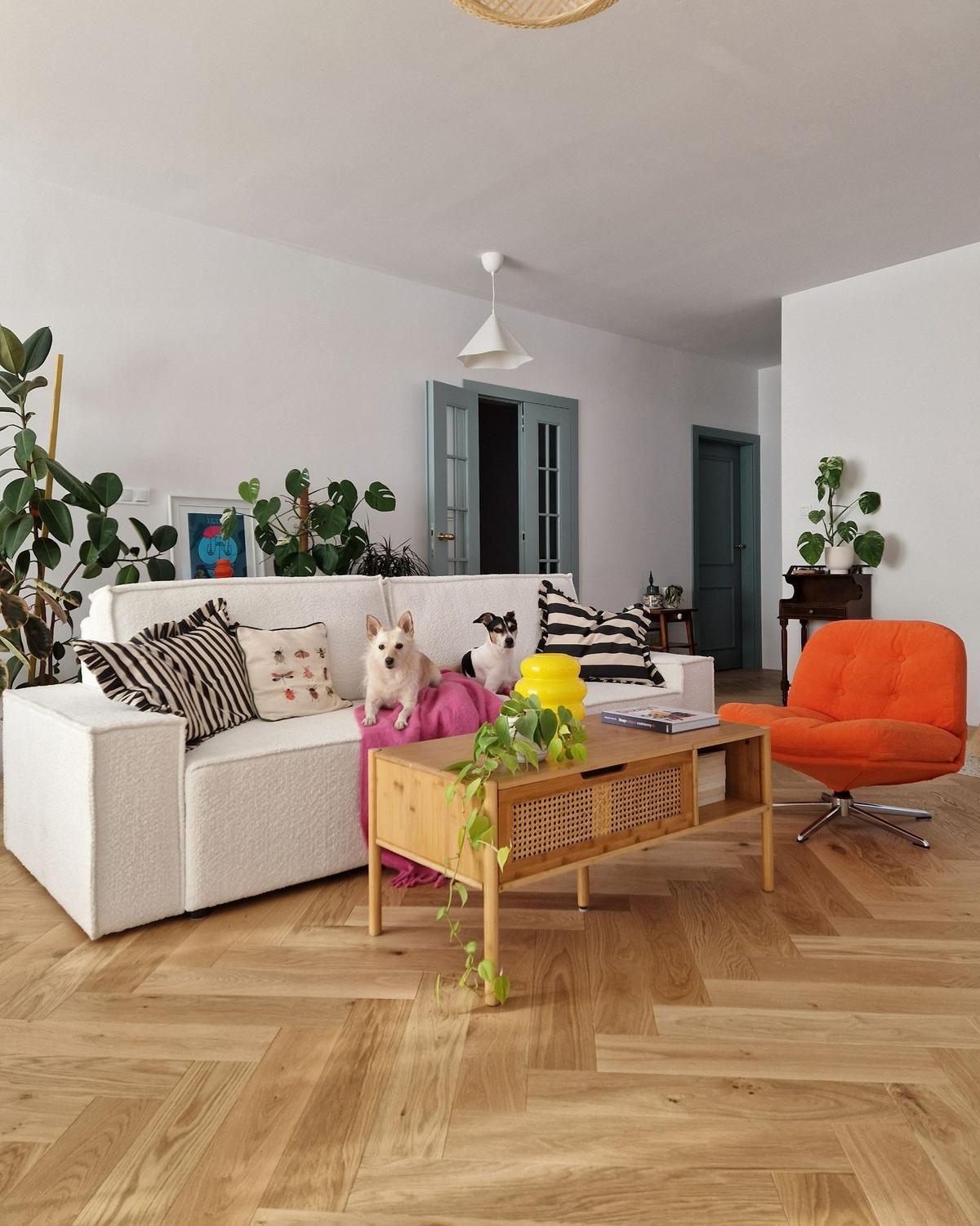 COUCHTISCH Naturfarben Surrey - Naturfarben, Holz (48/99/43cm) - Beliani