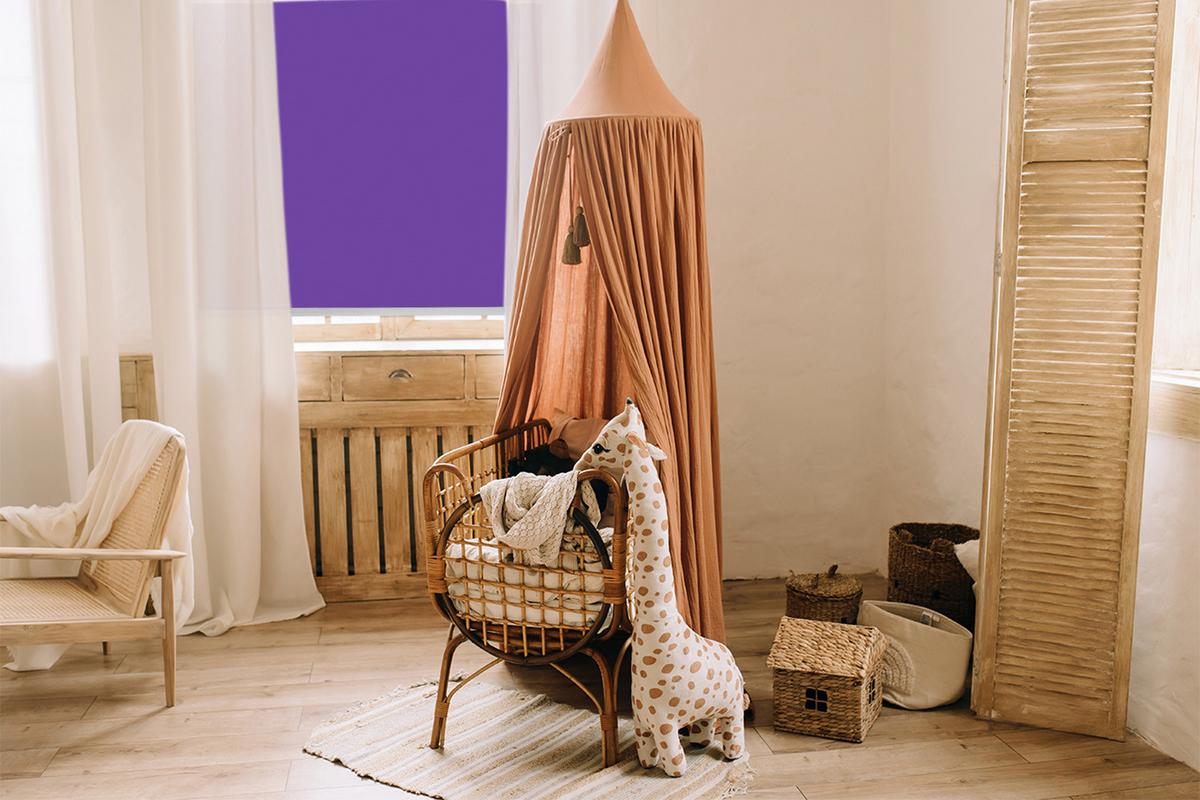 INNENROLLO - Fensterrollo - Rollo - 60x40 cm - Lila - Violett, Kunststoff (60/140/0.5cm) - TULUP
