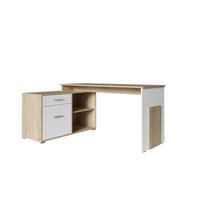 SCHREIBTISCH GARDA 167,5x110x76 cm Bürotisch Computertisch, Sonoma Eiche - Sonoma Eiche, Holzwerkstoff (110/167.5/76cm) - MASSENO