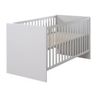 BABYBETT Lea 70 x 140 cm - Hellgrau, Holzwerkstoff (70/140cm) - Roba