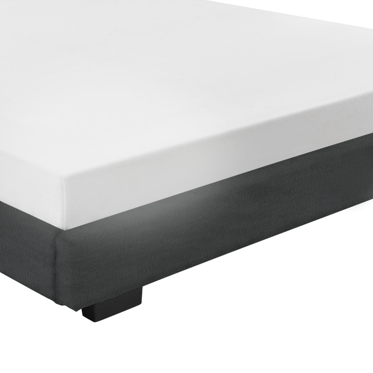 POLSTERBETT Masari - Schwarz, Textil (180/200cm) - Corium