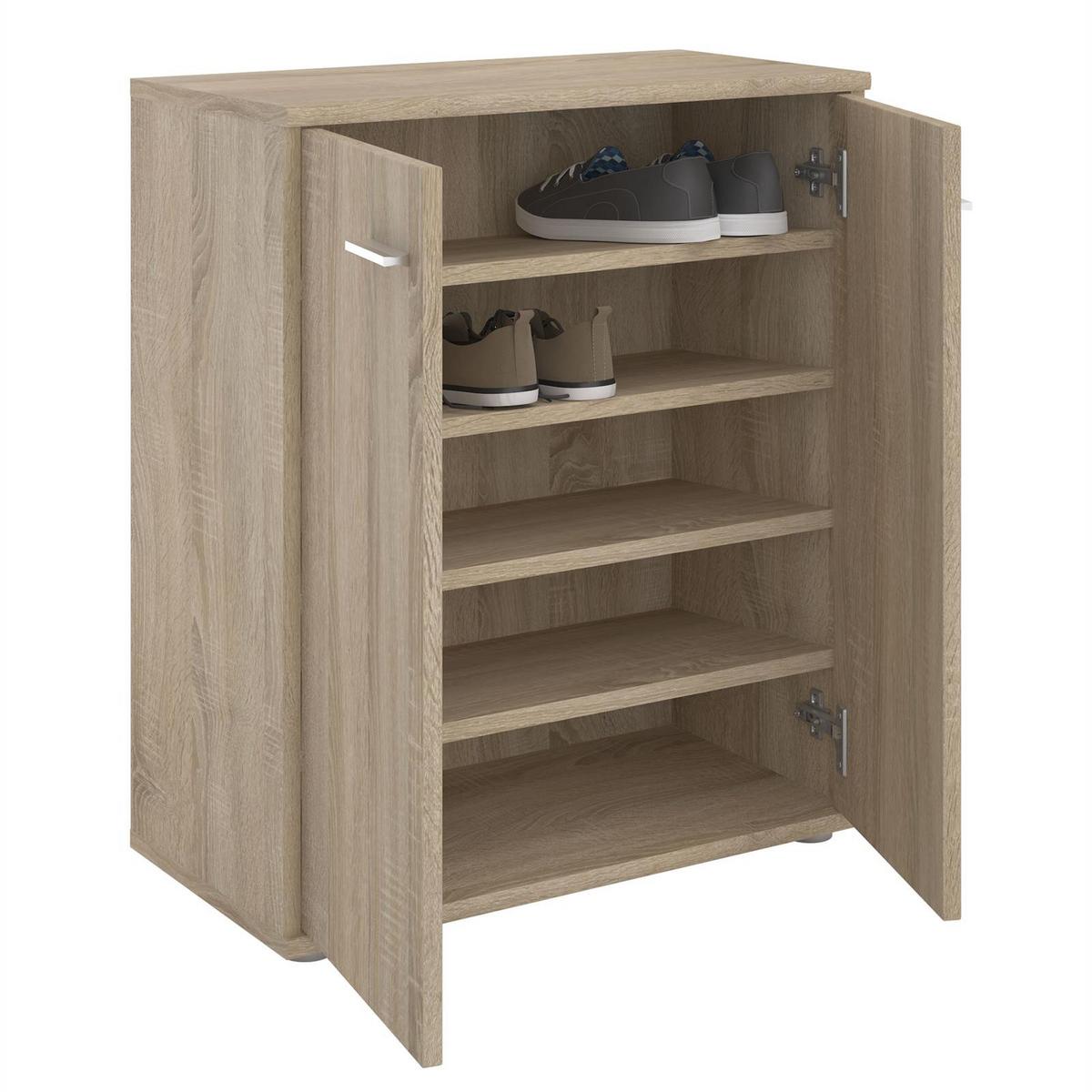 SCHUHSCHRANK LENNIS Sonoma Eiche - Sonoma Eiche, Holzwerkstoff (60/70/35cm) - CARO-Möbel