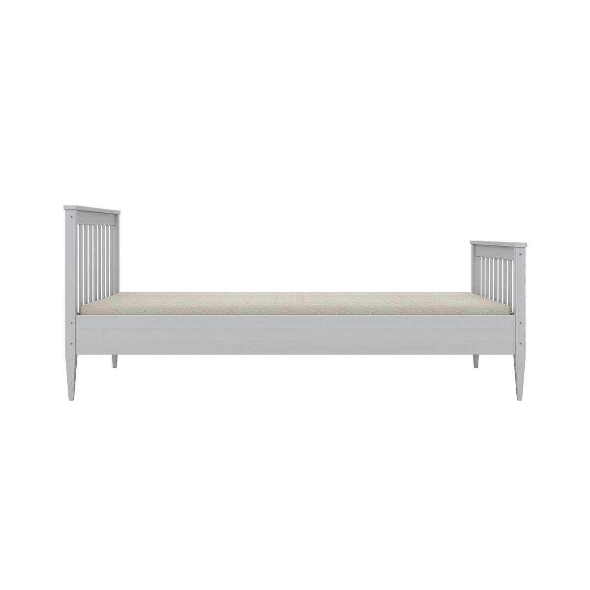 BETT 90/200 Ignas Weiß - Weiß, Holz (90/200cm) - Petits-meubles