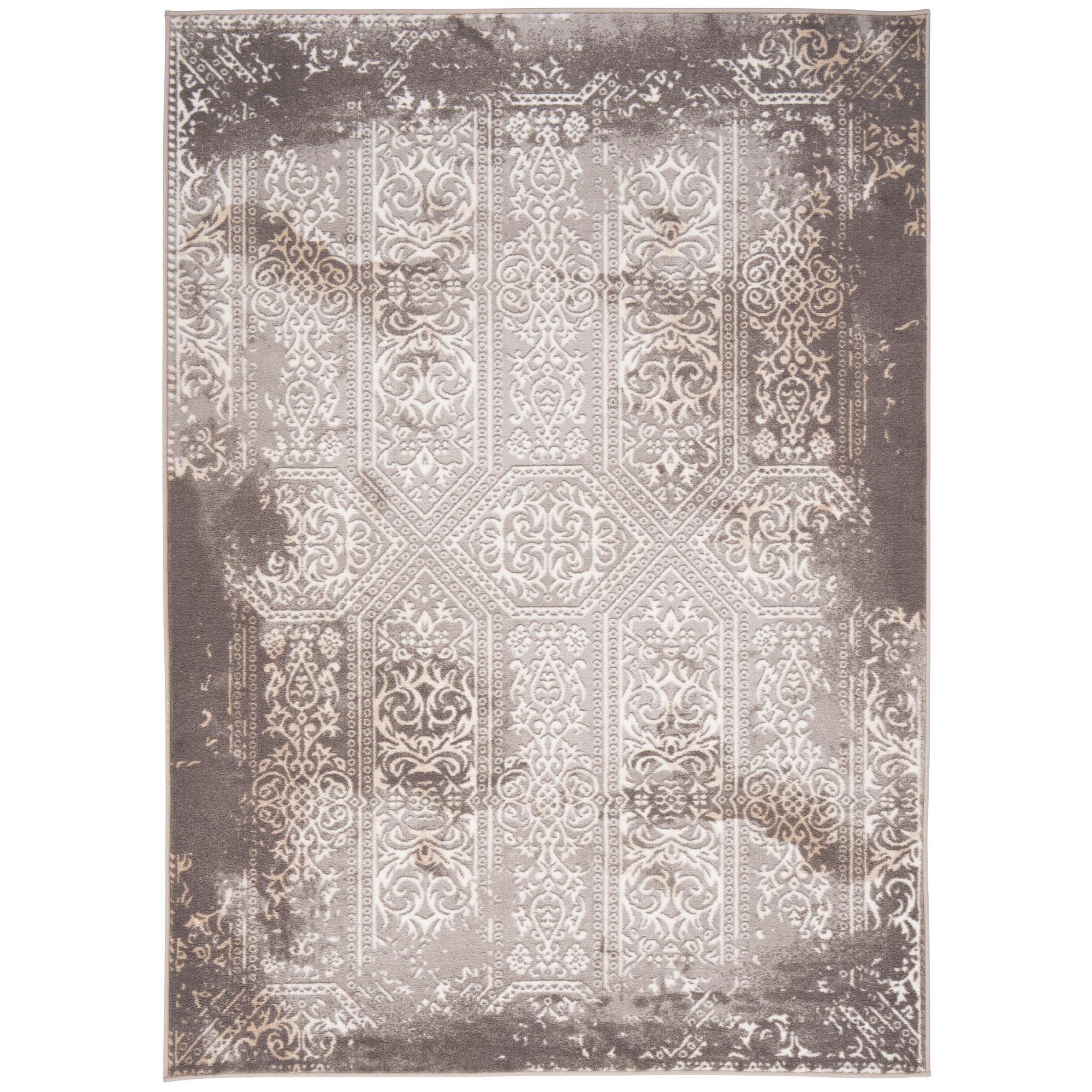 DESIGNER TEPPICH TAWIRA VINTAGE KLASSIK - Silberfarben, Textil (80/160cm) - Pergamon