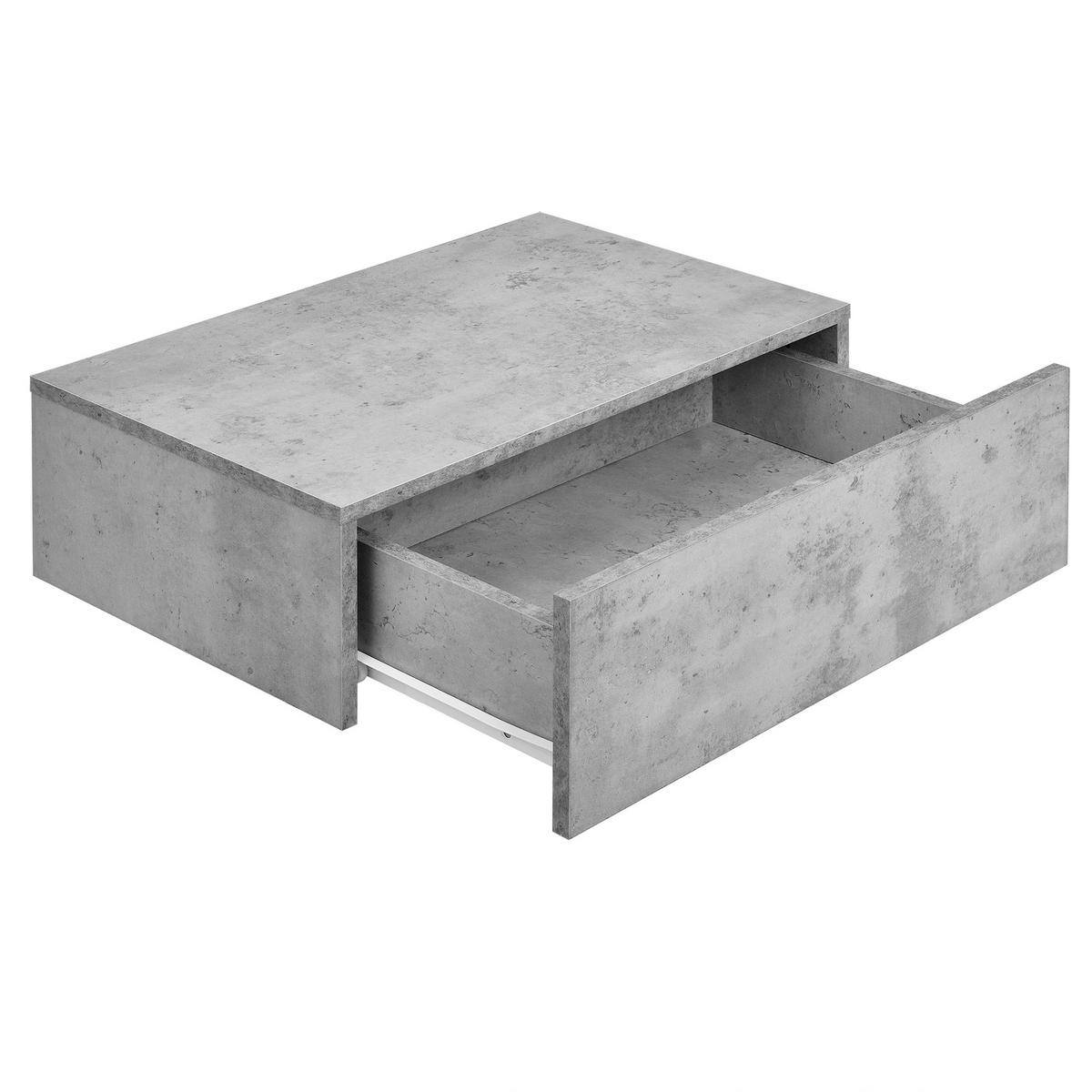 WANDREGAL Oslo - Grau, Holzwerkstoff (46/15/30cm) - [en.casa]