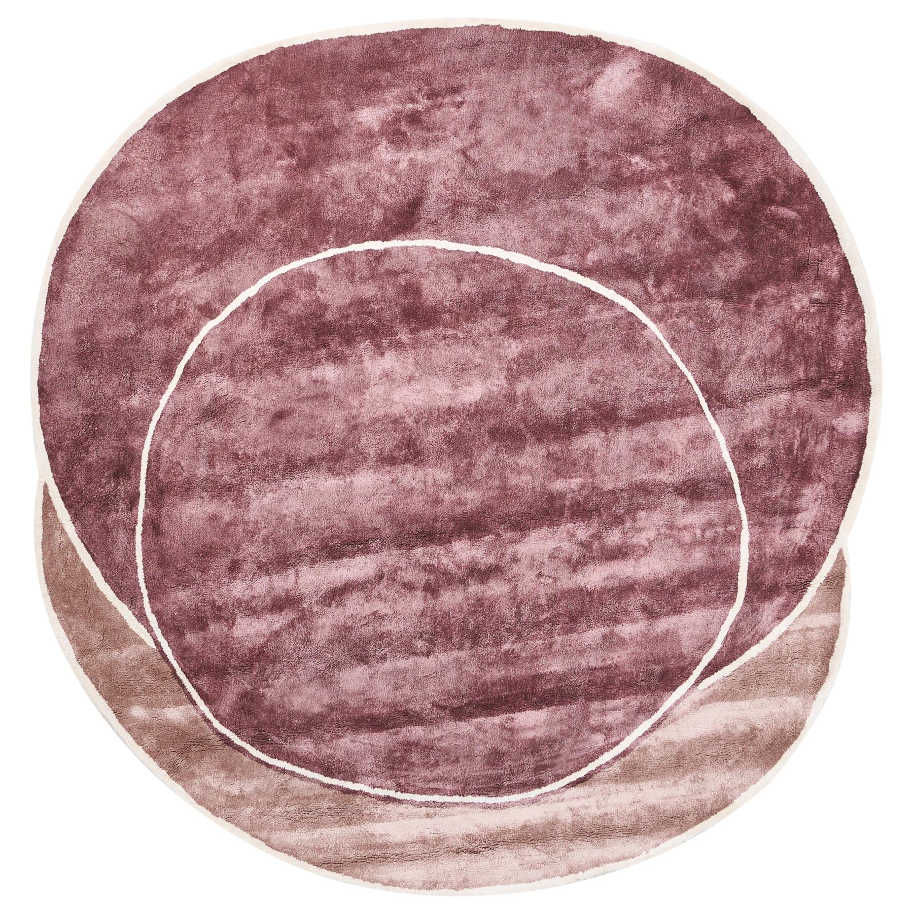 TEPPICH Rosa 200/200 cm Viskose Kanrach - Pink, Textil (200/200cm) - Beliani
