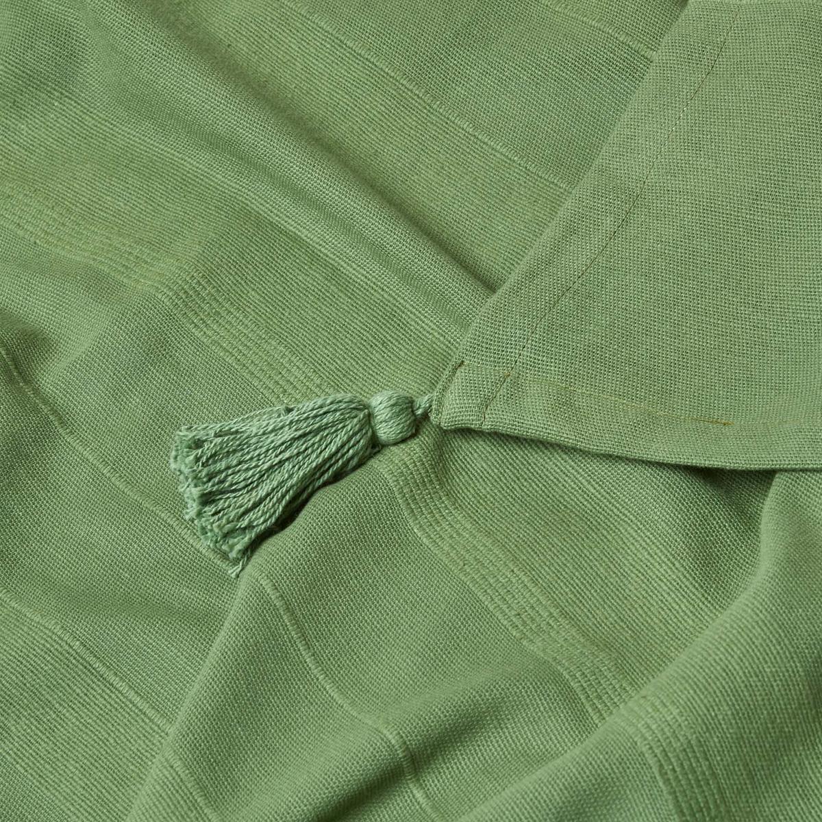 ÜBERWURF Rajput 225/255 cm, 100% Baumwolle - Olivgrün, Textil (225/255cm) - Homescapes