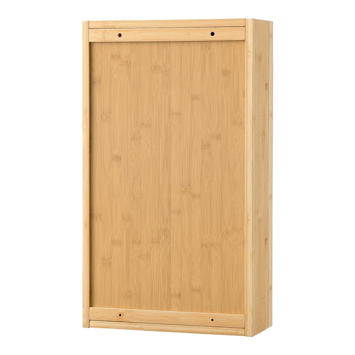 SPIEGELSCHRANK Ikorfat - Naturfarben, Holz (35/60.5/14cm) - [en.casa]
