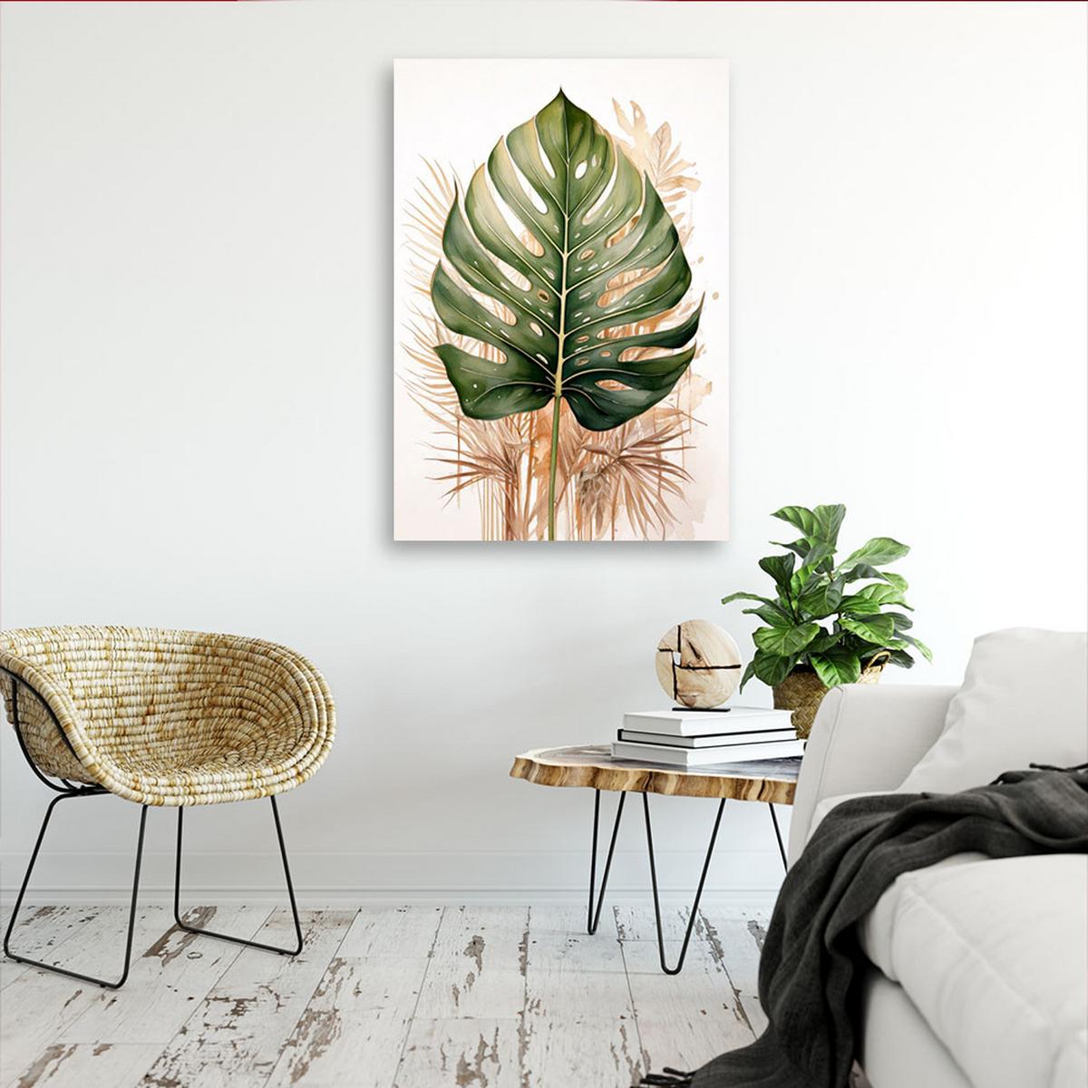 LEINWANDBILD Natur und Botanik 20x30cm - Grün, Textil (20/30cm) - Feeby