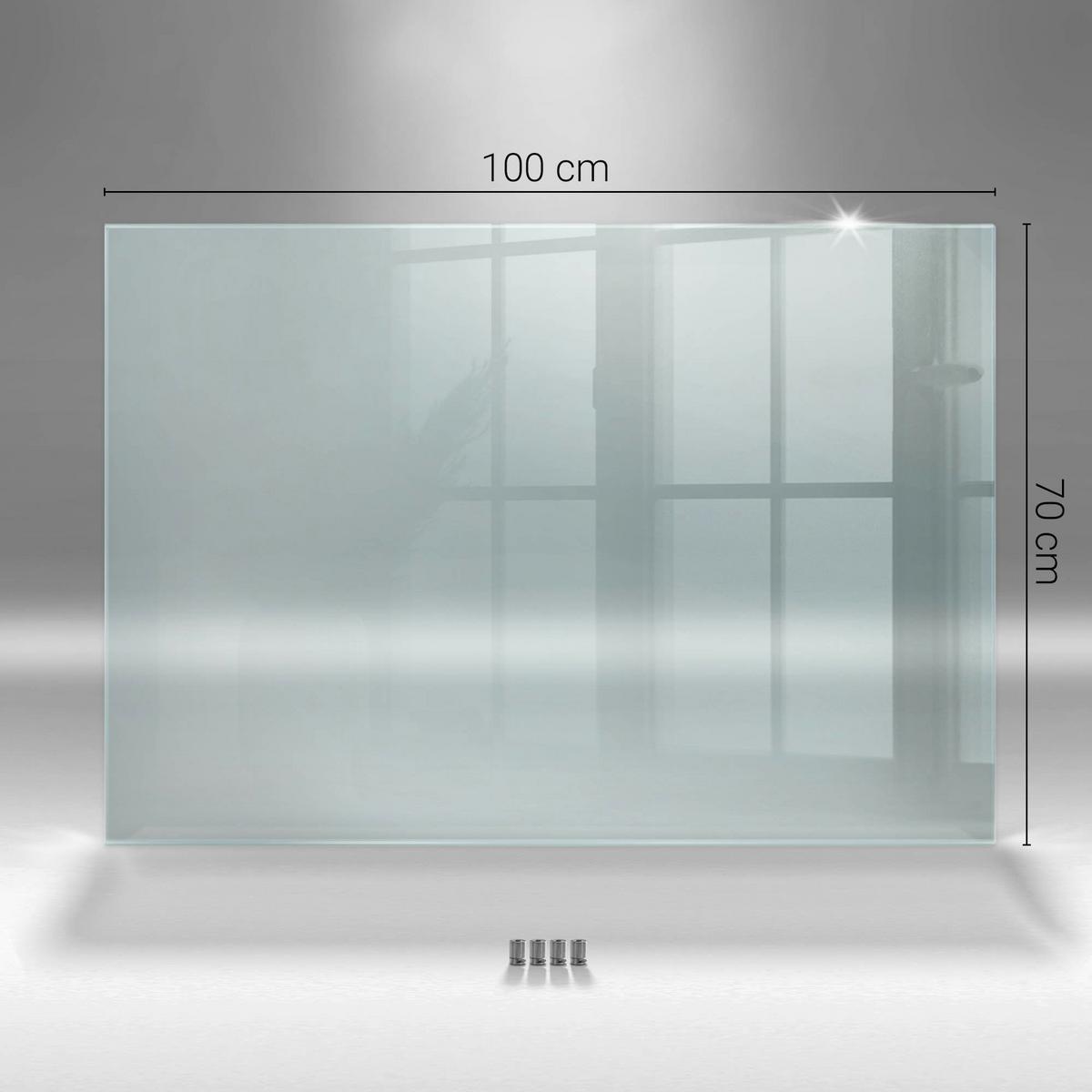 KÜCHENRÜCKWAND – 100x70 cm - Transparent, Glas (100/70/0.4cm) - Wallfluent