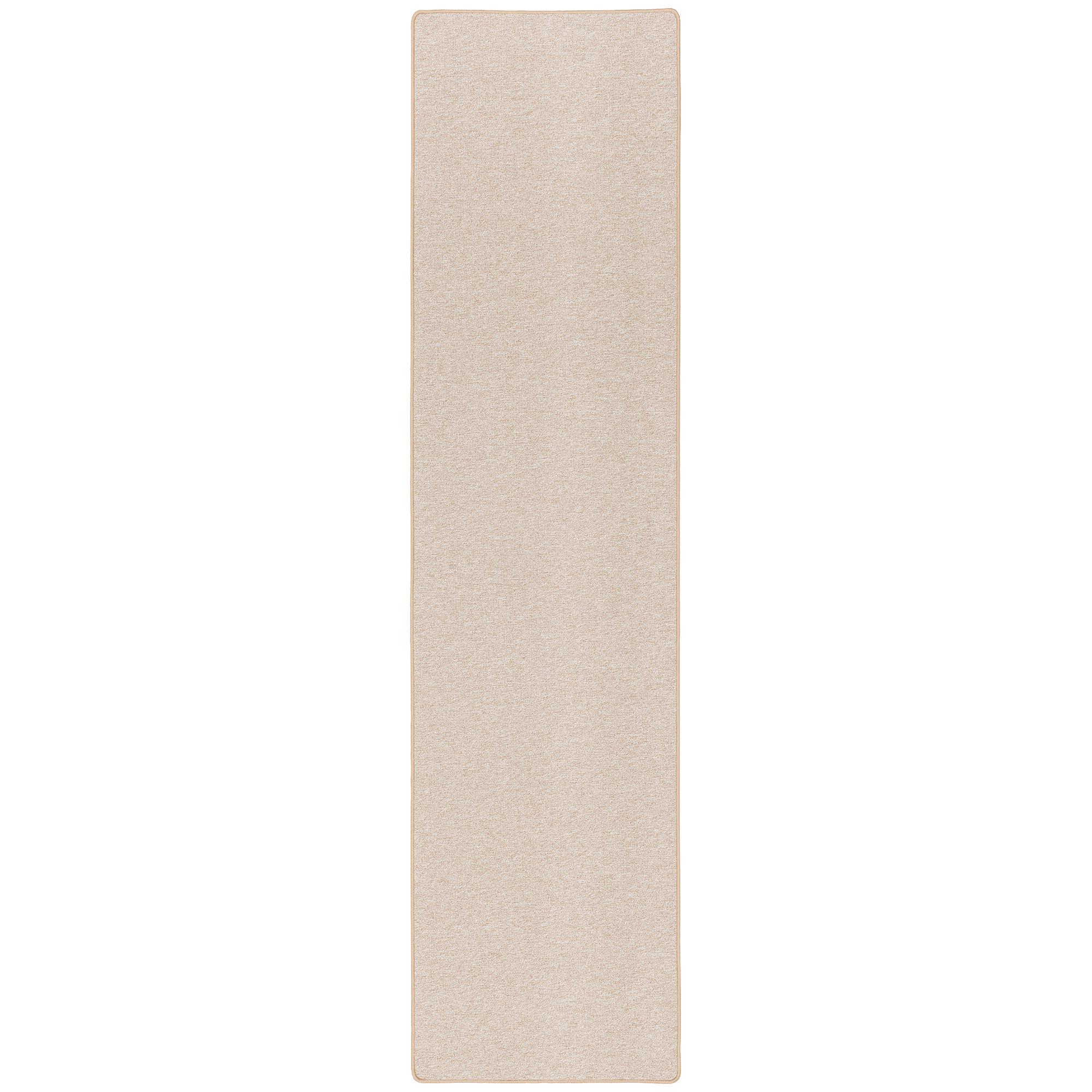 FEINSCHLINGEN VELOUR LÄUFER TEPPICH STRONG - Beige, Textil (80/200cm) - Snapstyle