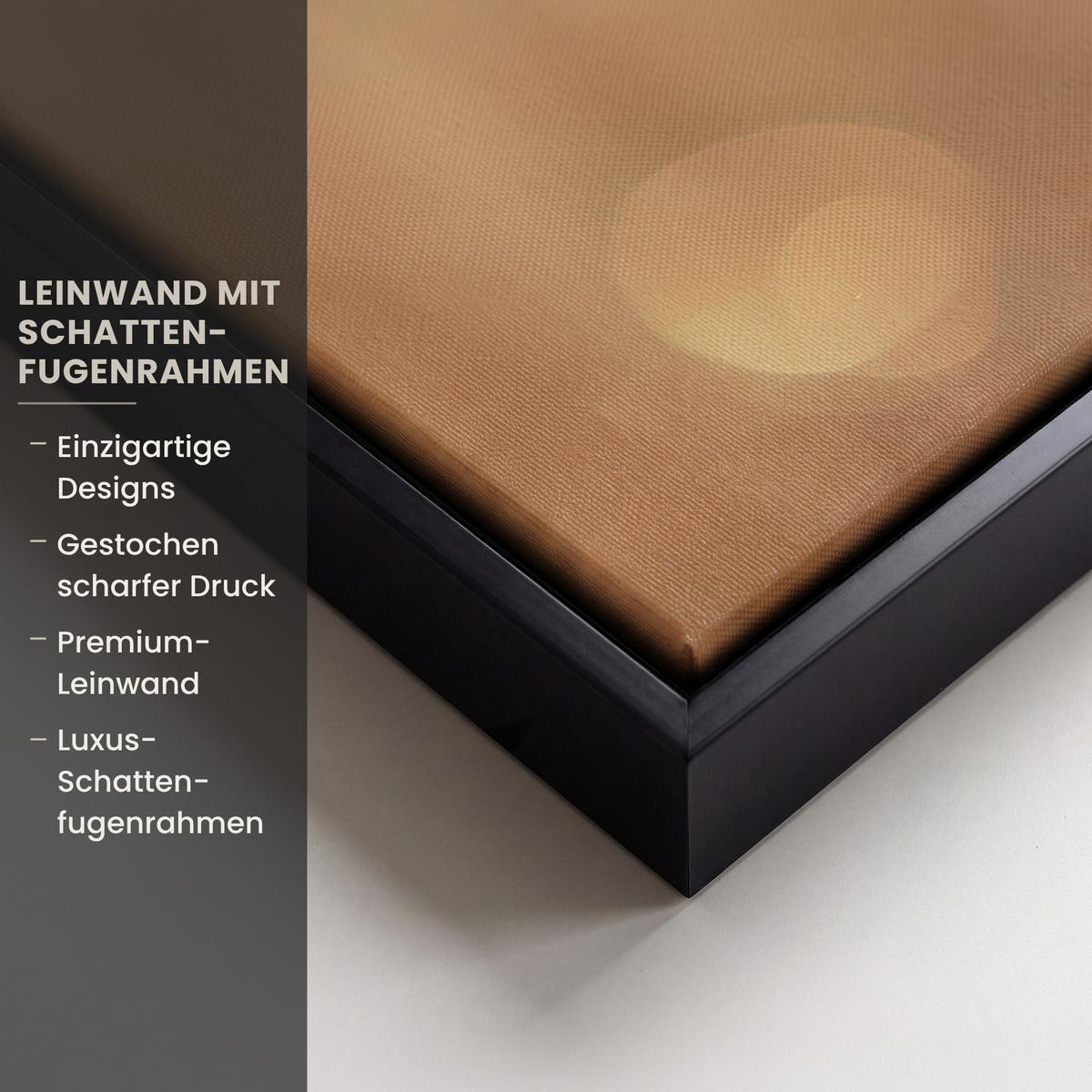 LEINWAND Bilder mit Rahmen - Löwenzahn - Beige - Natur - Blume - 30x40 - Hellbraun, Textil (30/40cm) - MuchoWow