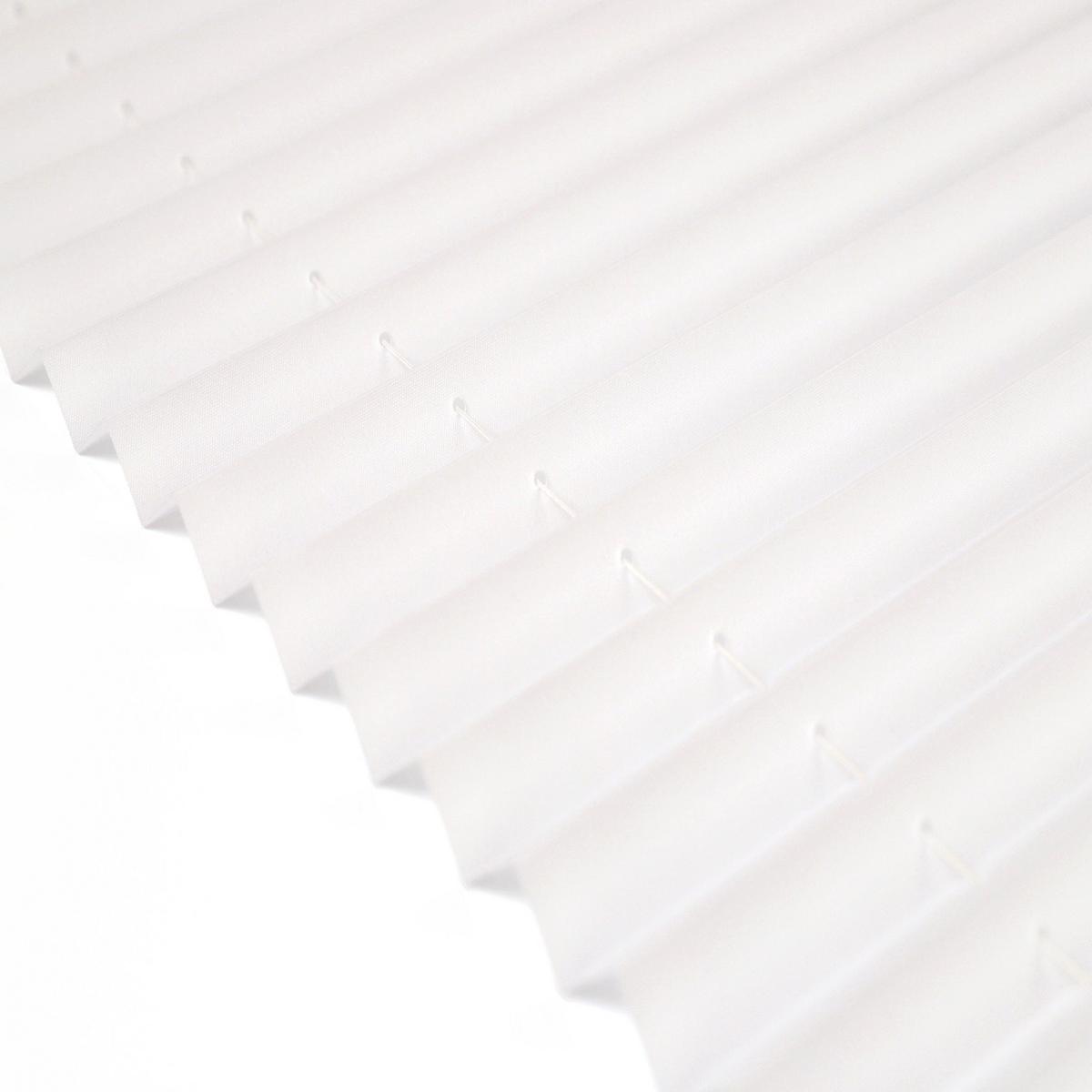 PLISSEE Basic 75 x 210cm Klemmfix ohne Bohren - Weiß, Textil (75/210cm) - Deco-Raum