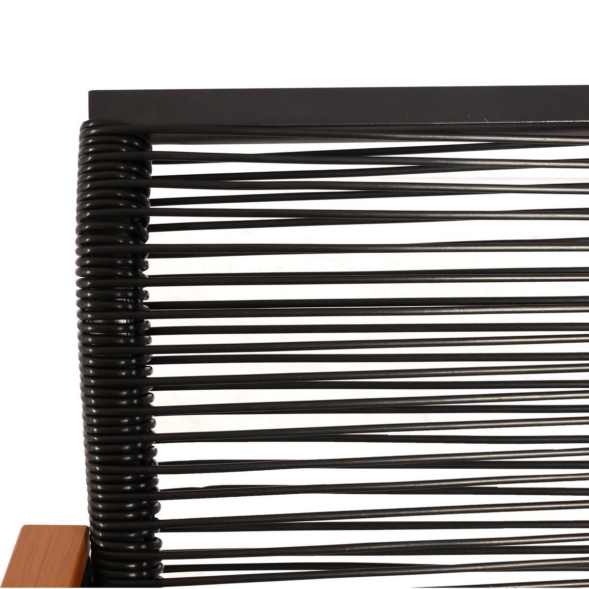 GARTEN-GARNITUR Schwarz, Braun, Hellgrau - Hellgrau/Schwarz, Metall - MCW