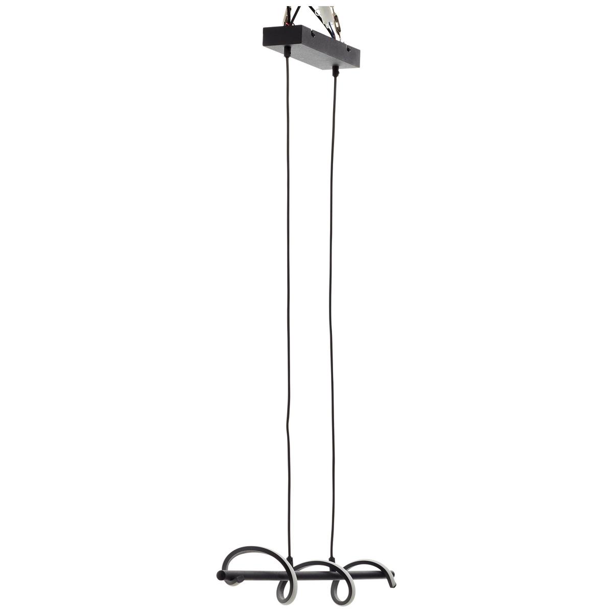 PENDELLEUCHTE Eunice G99271/76 - Schwarz, Metall (9.7/80/150cm) - Brilliant