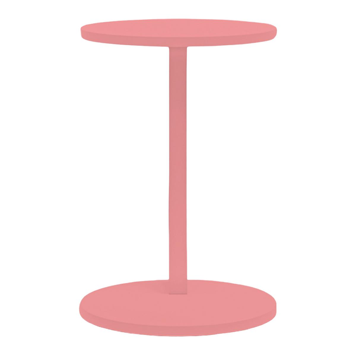 BEISTELLTISCH Holeby - Pink, Holzwerkstoff (38/38/56cm) - [en.casa]