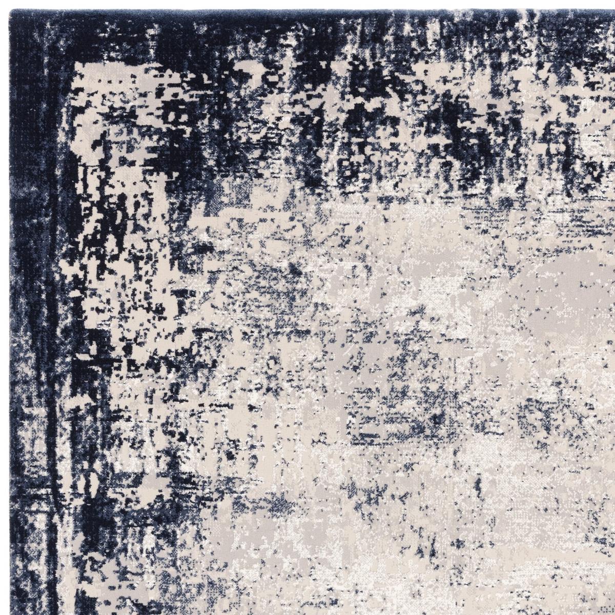 TEPPICH TIBER-Rieti, abstrakt, Dunkelblau, 160 x 230 cm - Blau, Textil (230/160cm) - KADIMA DESIGN
