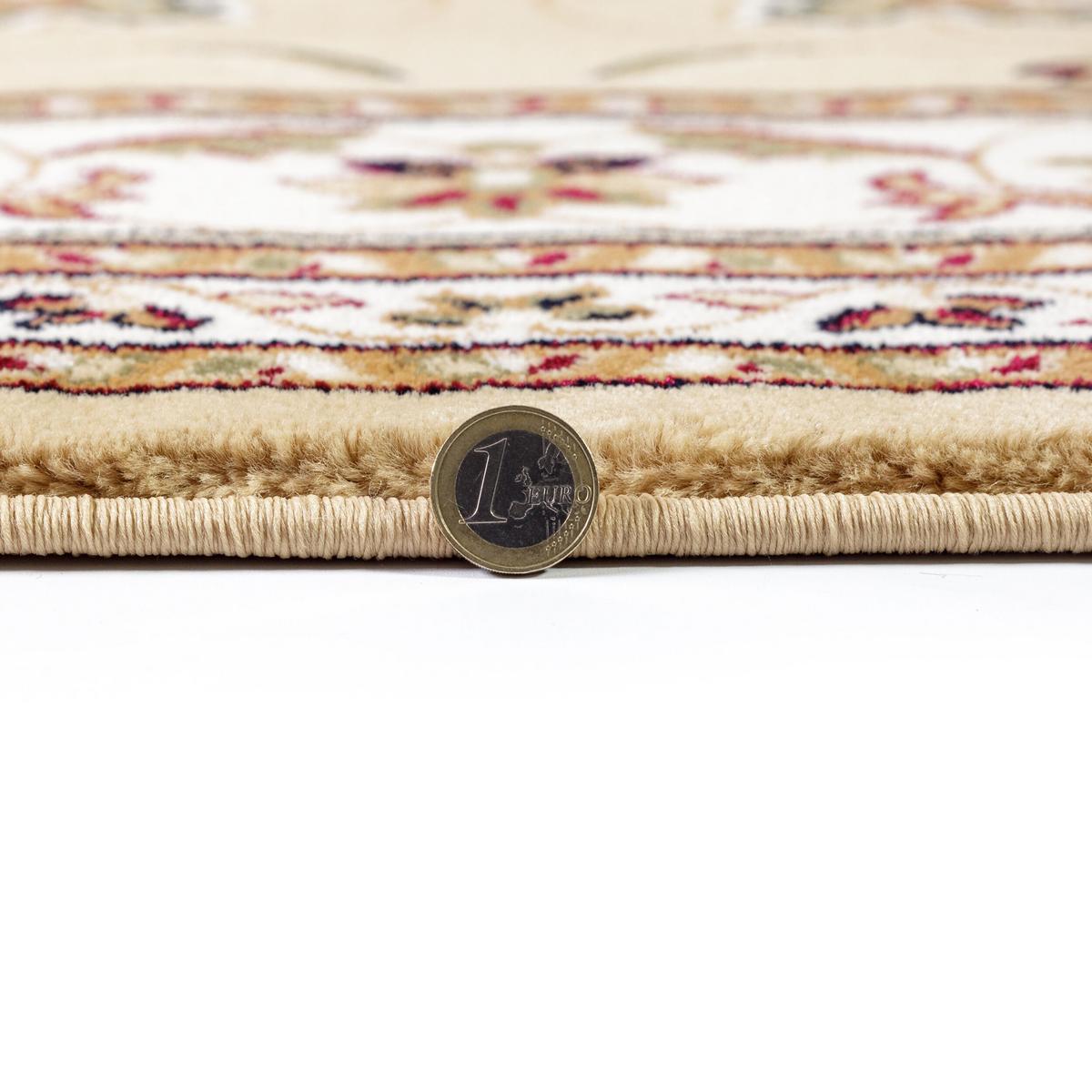 TEPPICH GLAZERT, klassisch-floral, Braun, 66 x 300 cm - Braun, Textil (300/66cm) - KADIMA DESIGN