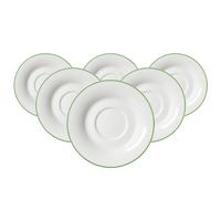 TEEUNTERTASSEN Ostfriese Grün ø 12,5 cm 6er Set - Grün, Keramik (12.5cm) - Ritzenhoff Breker
