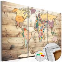 PINNWANDBILDER Bunt 120/80 cm - Multicolor, Naturmaterialien/Textil (120/80cm) - KUNSTLOFT