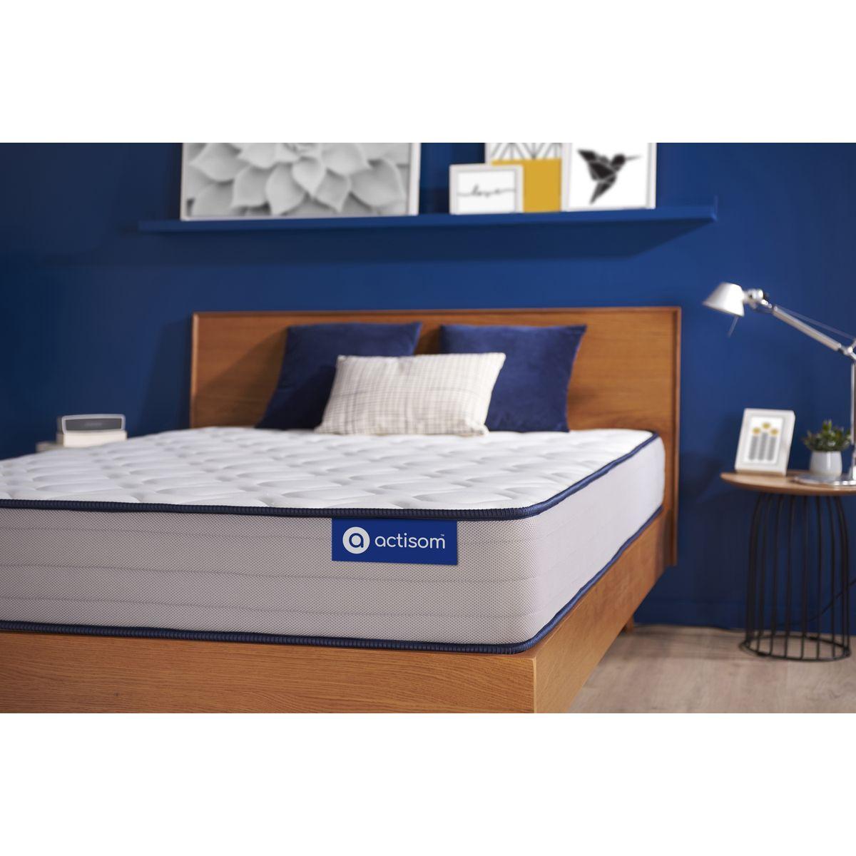 MATRATZE Actiflex form Taschenfederkern und Memory-Schaum 80 x 200 cm h3 - Weiß, Textil (80/200cm) - ACTISOM