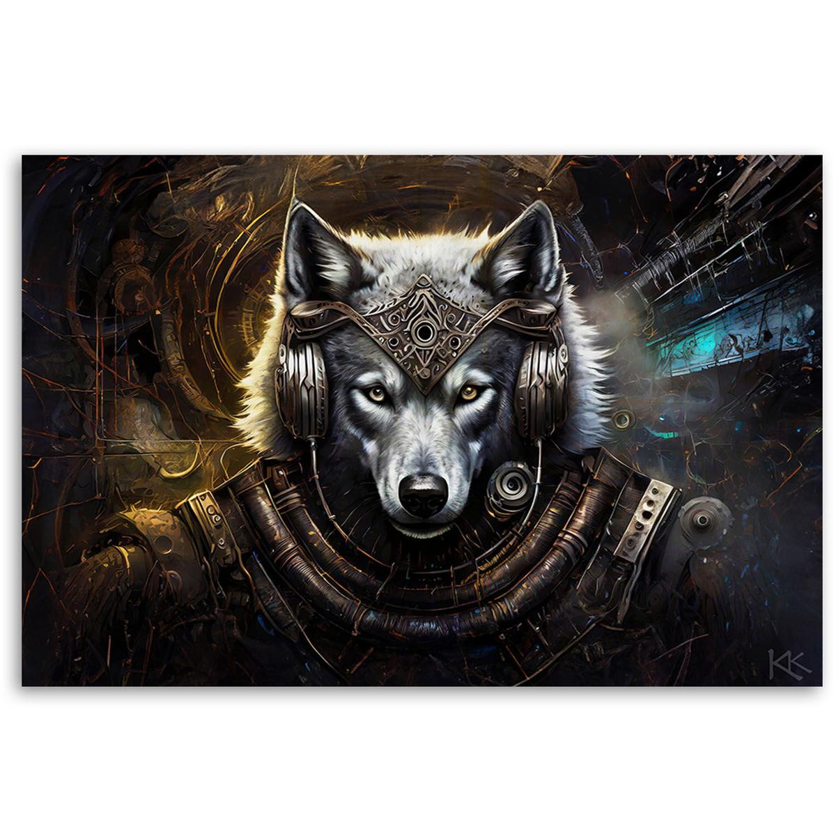 KUNSTDRUCK Grau 60/40 cm - Grau, Textil (60/40cm) - KUNSTLOFT