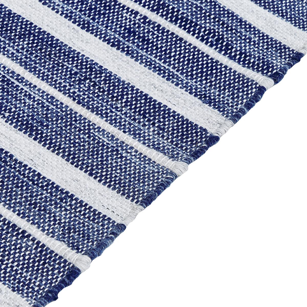 OUTDOOR-TEPPICH BademlII 200/140 cm - Blau, Kunststoff (140/200cm) - Beliani