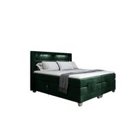 BOXSPRINGBETT Elektrisch Davide - Grün, Holzwerkstoff/Textil (120/200cm) - Fun Möbel