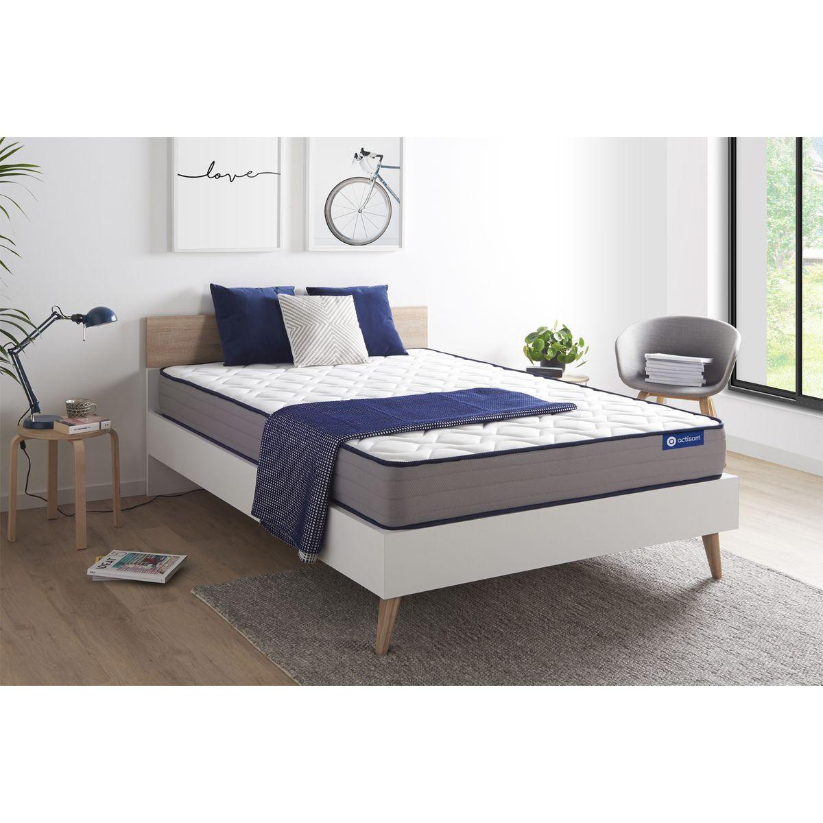 MATRATZE Actilatex form Latex und Memory-Schaum 133 x 183 cm h3 - Weiß, Textil (133/183cm) - ACTISOM